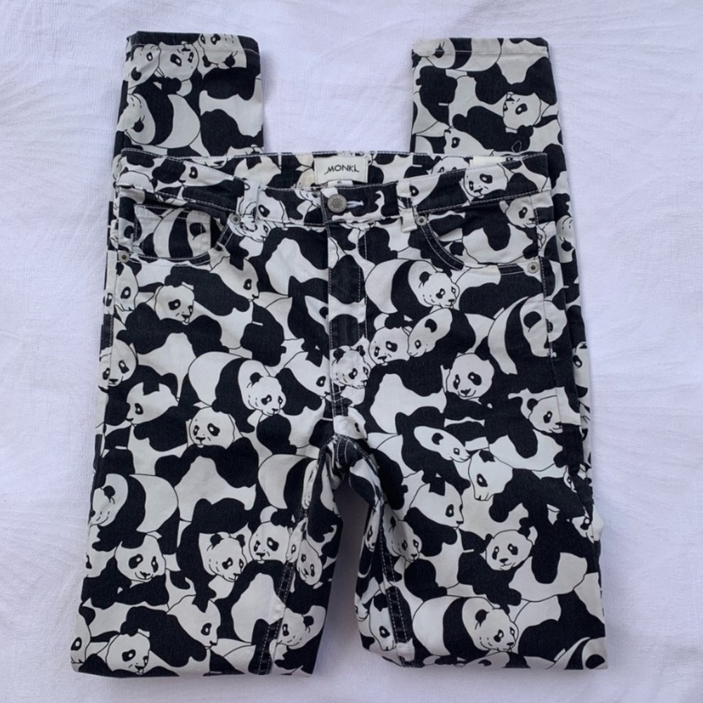 MONKI | Panda print jeans - Picture 3 of 4